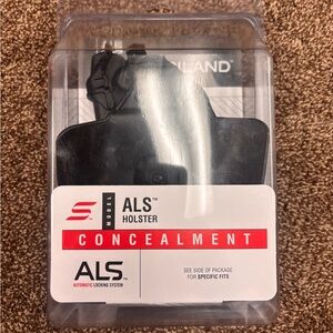 Black ALS gun Holster, smith and Wesson 9/40